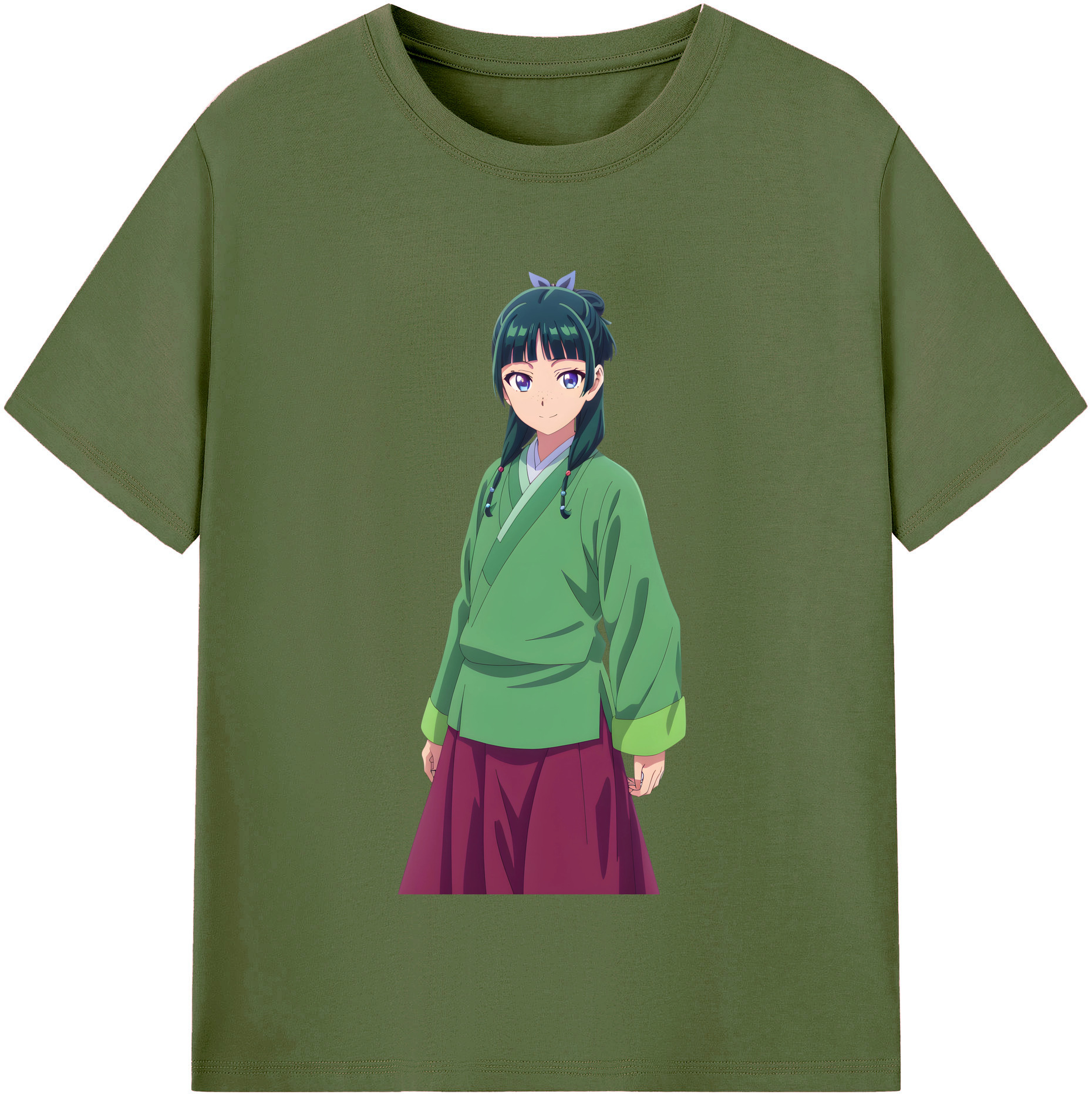（画像用） 薬屋のひとりごと The Apothecary Diaries 綿100％半袖Tシャツ（フロントプリント）